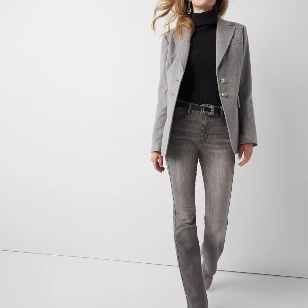 Gray WHBM Blazer - Picture 1 of 8